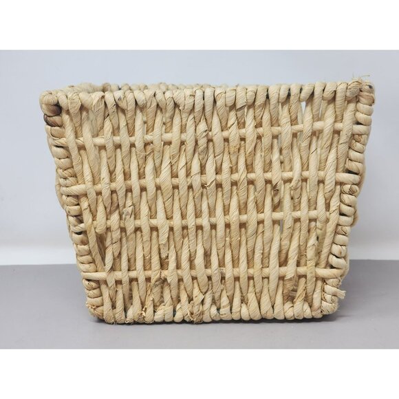 Woven Home Decor Rectangular Storage Organization Basket - Picture 3 of 9